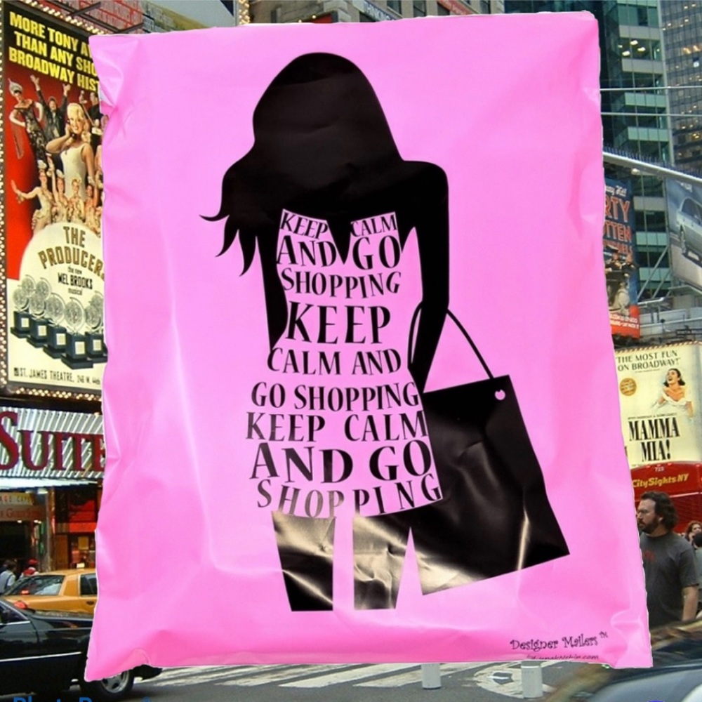 50 10X13 Keep Calm Girl Poly Mailers PRICE IS FIRM - Picture 4 of 6